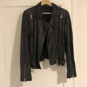 All Saints leather jacket